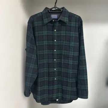 펜들턴 70년대 플란넬 셔츠 엘보 패치