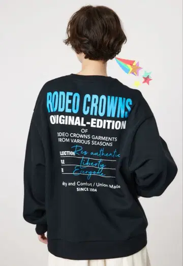 로데오 크라운 오리지널 에디션 로고 맨투맨