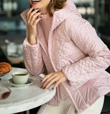 카탈로그 게재품 M'S GRACY 플라워 퀼팅 블루종