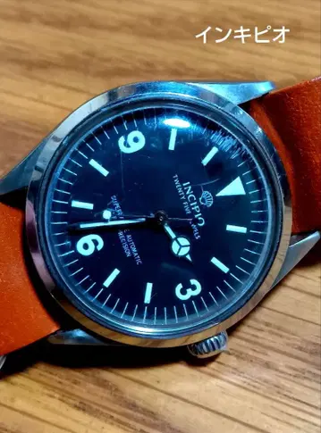 인키피오 슈퍼 프레시젼 AT 남성용 손목시계 작동품 정품 벨트 포함