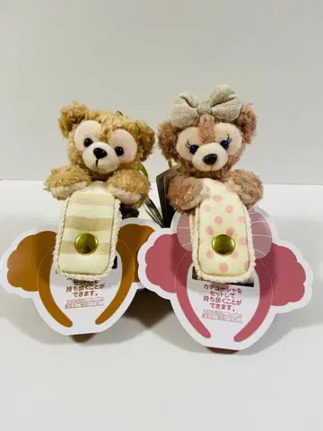 디즈니씨 더피 셰리메이 머리띠 홀더 미사용 새상품