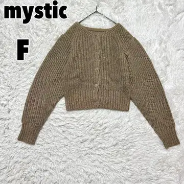 미스틱 (F) 라메 가디건 울 혼방