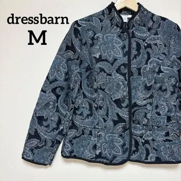 새상품급 dressbarn [ M ] 꽃무늬 자수 자켓 네이비 계열
