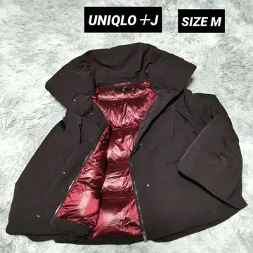 UNIQLO +J 하이브리드 다운 자켓 와인 SIZE M