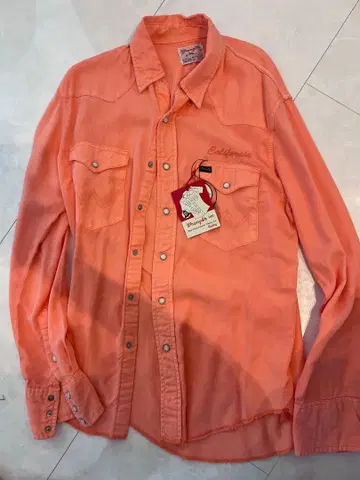 론 헤르만 RHC Wrangler 캘리포니아 자수 셔츠 오렌지 20
