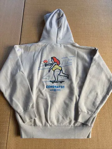 도자기 풀오버 후드티 베이지 L