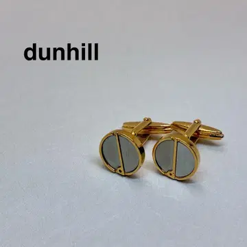 [컨디션 최상] 던힐 커프스 d 모티브 골드/실버 포멀