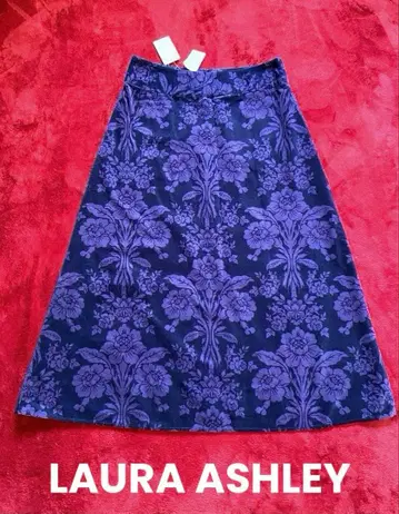 새상품 택 LAURA ASHLEY 벨로아 A라인 롱 스커트