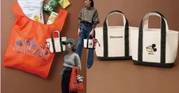 오토나 뮤즈 12월호 일반 버전과 증간호 부록 미키 토트백 에코백