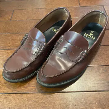 REGAL 리걸 로퍼 25.5 EEE BROWN 중고 USED
