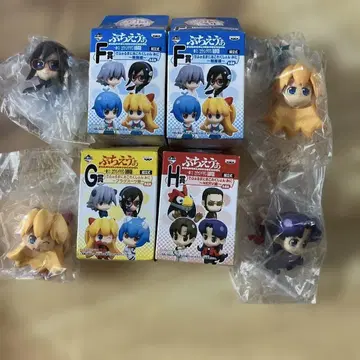 에반게리온 쁘띠에바 피규어 4체 세트