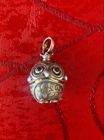 올빼미 모티브 펜던트 참