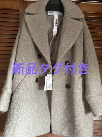 선착순 미사용 별주 [ TICCA ] 모헤어 혼방 텐트 코트