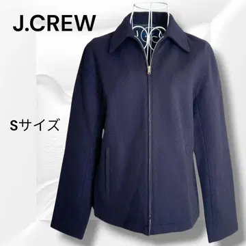 J.CREW 제이크루 울 블루종 네이비 컴팩트 심플 S