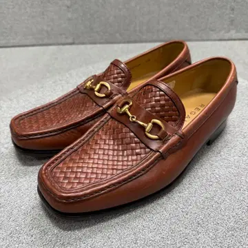 REGAL bit loafer woven brown 23.5EE