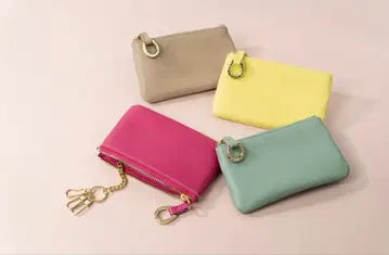 미사용 새상품 소메스 안장 피콜로 슬림 파우치 핑크