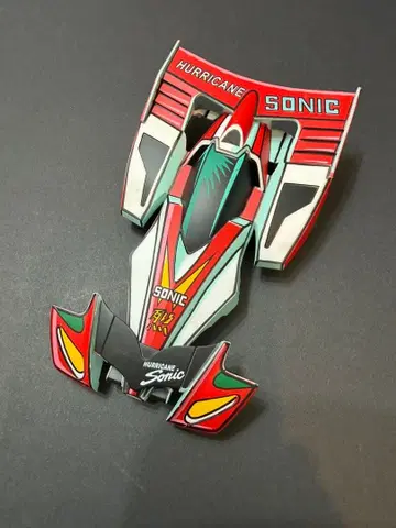 미니 사륜구동 허리케인 소닉 이차원 페인팅 플라스틱 바디 도색 완료 2