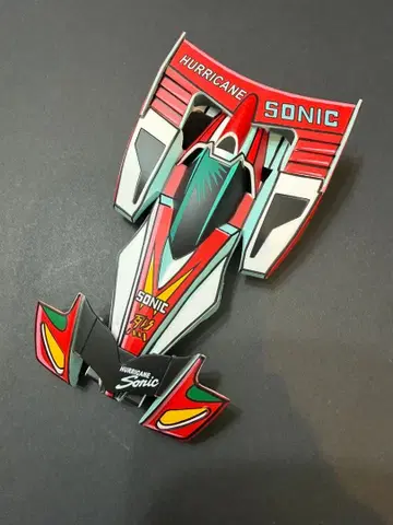 미니 사륜구동 허리케인 소닉 이차원 페인팅 플라스틱 바디 도색 완료 3