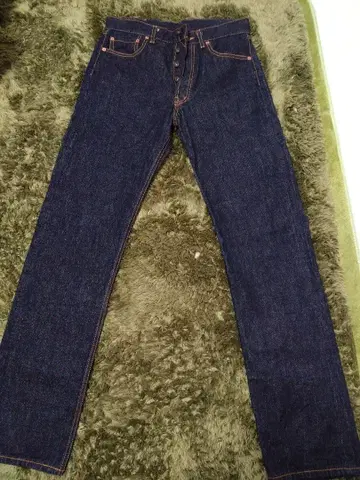 사사오카 봉제 오카야마 청바지 스트레이트 데님