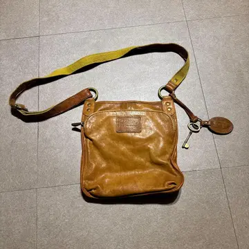 Fossil 숄더백 가죽 브라운 브라운