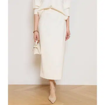 트리아세 조젯 HIGHWAIST 스커트 34