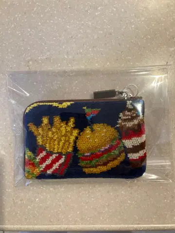 페이러 러브러리 버거샵 L자 파우치 새상품