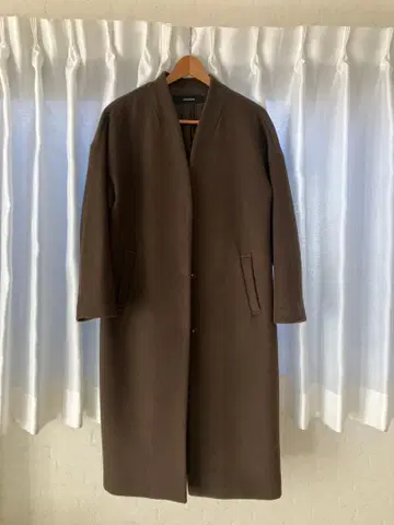 저널 스탠다드 브라운 롱 코트 XS