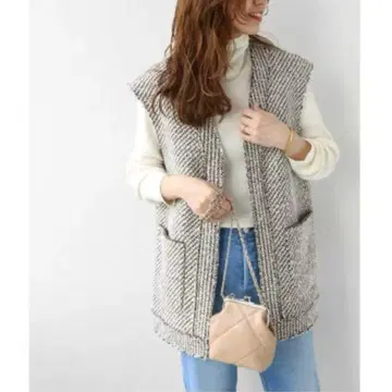 journal standard relume 코튼 트위드 베스트