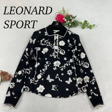 J565 새상품급 L 레오나르 스포츠 피케 셔츠 블랙 여성용