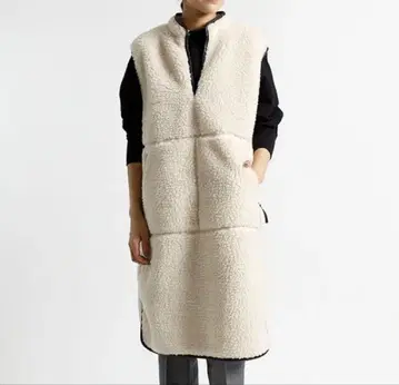 HYKE 하이크 보아 베스트 롱 파이핑 풀 오버