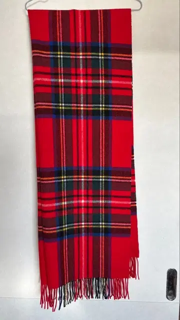 Glen Prince 100% 울 체크 스톨