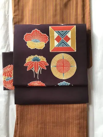 전통 패턴 염색 나고야 오비