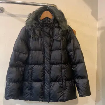 유니클로 프리미엄 다운 다운 자켓 XL 빅 사이즈 블랙