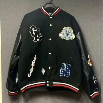 거의 미사용 GALFY 갈피 완완대학 블루종 바시티 자켓 XL