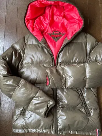 tommy girl 후드 부착 다운 자켓 S