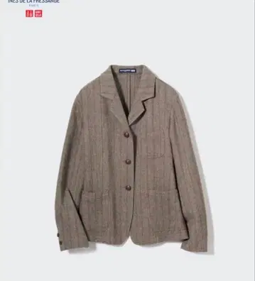 트위드 커버올 유니클로 이네스 L 사이즈