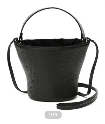 ayako 백 버킷형 숄더백 올 블랙