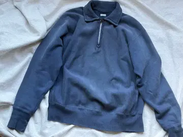 a.presse Vintage Half Zip Sweatshirt