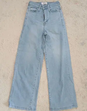 SOMETHING LISA 와이드 하이웨스트 데님 XS