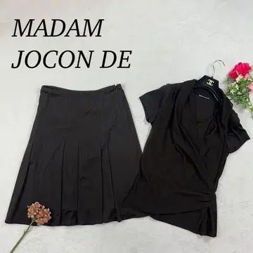 J568 새상품급 M 마담 조콘다 스커트 셋업 브라운 여성용