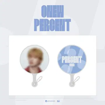 ONEW PERCENT 미니 이미지 피켓 키링