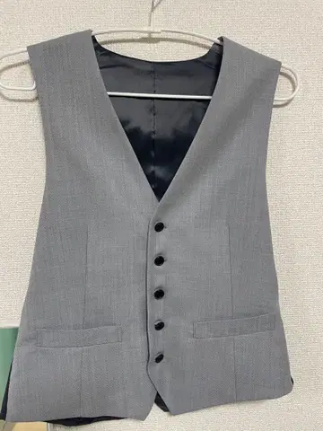 그레이 V넥 수트 베스트