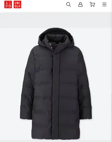 컨디션 최상 UNIQLO 네이비 다운 자켓 M