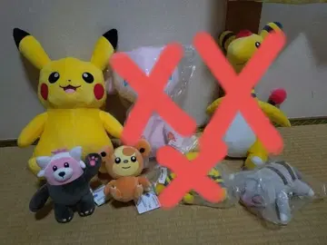 포켓몬 메챠모후굿토 봉제 인형 4개 세트 포켓몬스터 피카츄