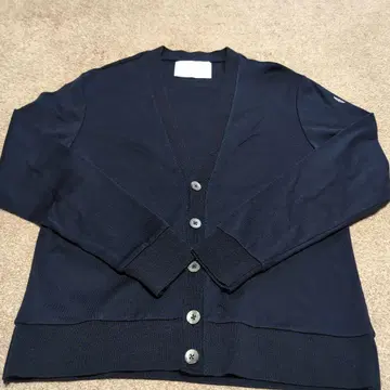 MASAHARU FUKUYAMA 네이비 가디건 S