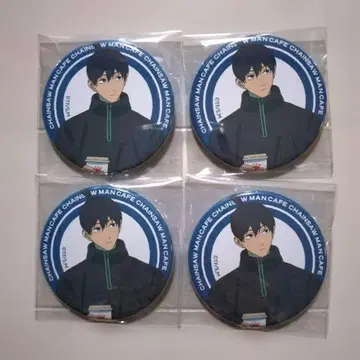 체인소 맨 하야카와 아키 캔뱃지 콜라보 카페