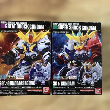 SD 건담 BB전사 그레이트 쇼크 건담 & 슈퍼 쇼크 건담