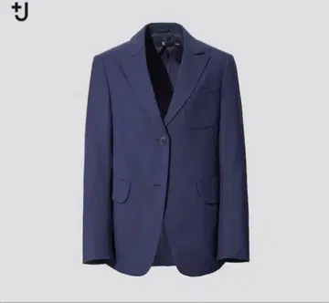 UNIQLO +J 유니클로 캐시미어 혼방 자켓 블루 M