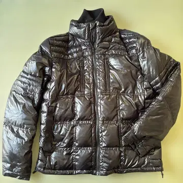 유니클로 다운 자켓 블랙 L