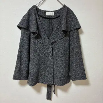 PROPORTION 그레이 계열 프릴 옷깃 자켓 여성용 M 사이즈